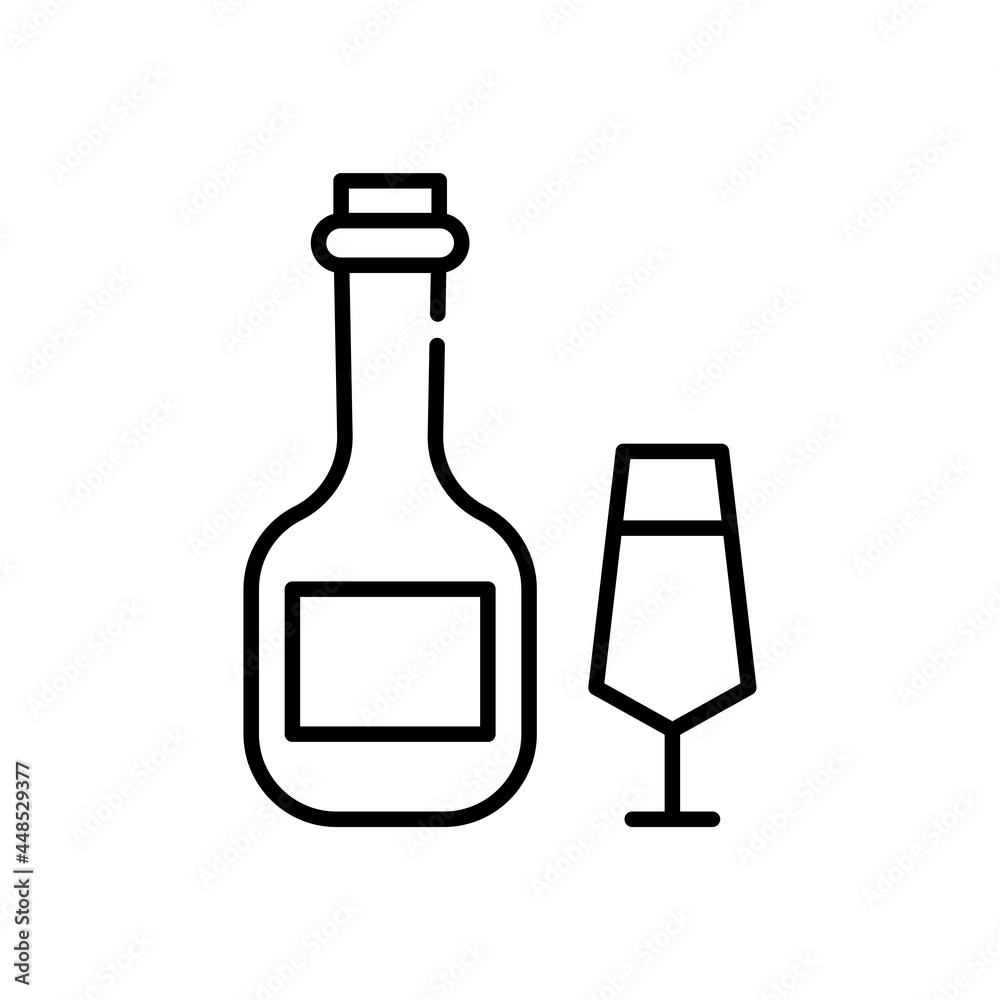 Happy hour vector outline icon style illustration. EPS 10 File Happy hour vector outline icon style illustration. EPS 10 File
