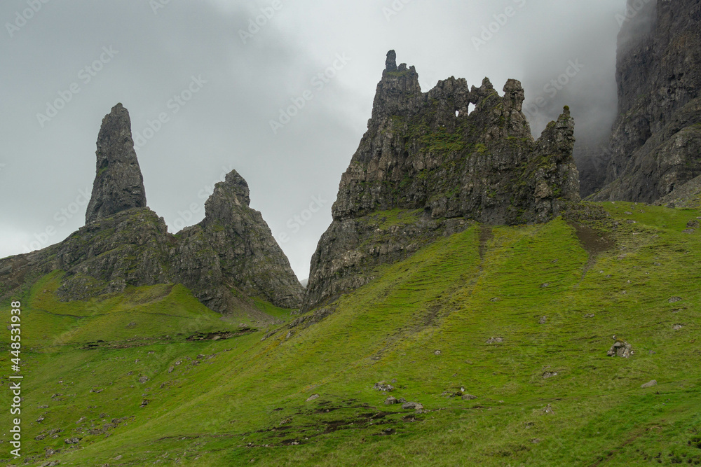 Obraz premium The Old Man at Storr on the Isle of Skye