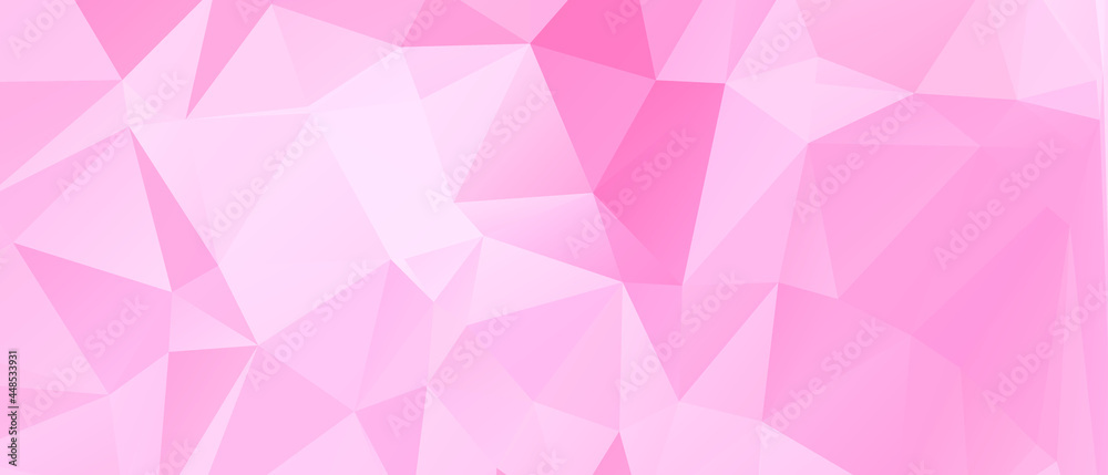 Pink Abstract Color Polygon Background Design, Abstract Geometric Origami Style With Gradient Pink Abstract Color Polygon Background Design, Abstract Geometric Origami Style With Gradient