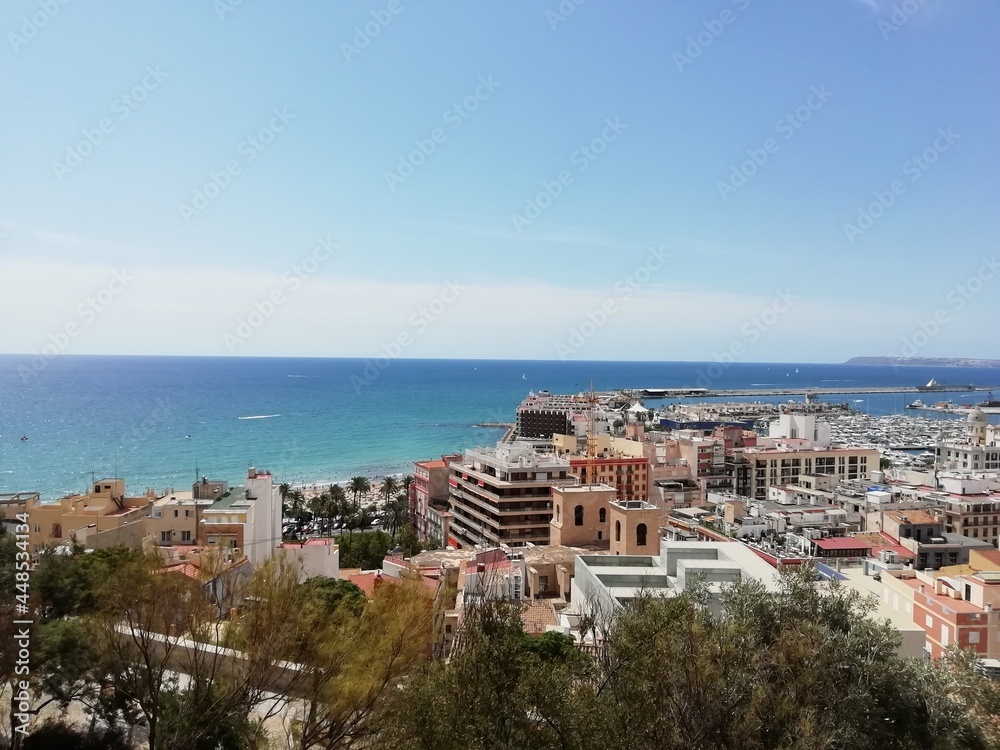 Alicante, Spain panoramic view