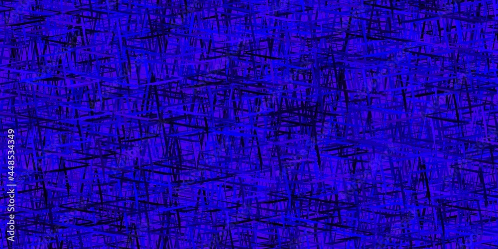 Dark Purple vector background with stright stripes.
