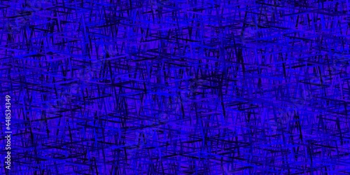 Dark Purple vector background with stright stripes.