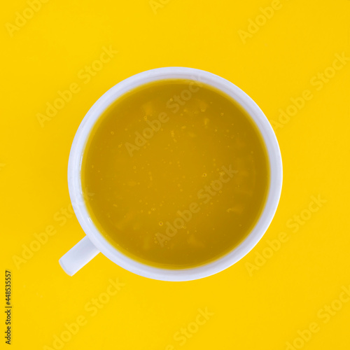 pumpkin juice in a cup