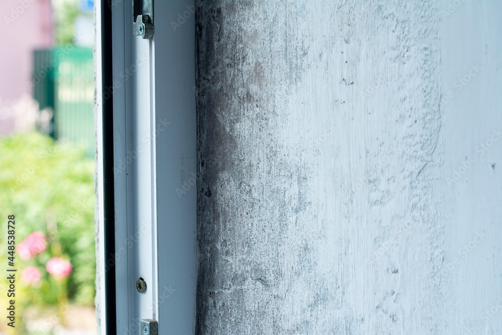Mould and rot on window slope. House need repair. Mould and rot on window slope. House need repair.