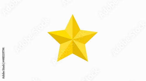 Star Icon. Vector isolated editable illustration of a star