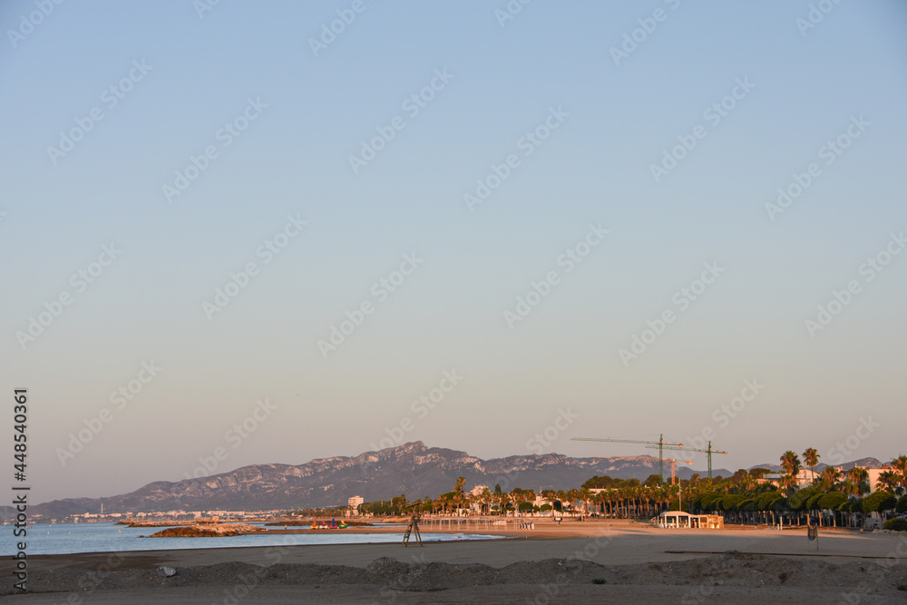 Espagne Catalogne Costa Dorada Cambrils plage soleil paysage Espagne Catalogne Costa Dorada Cambrils plage soleil paysage