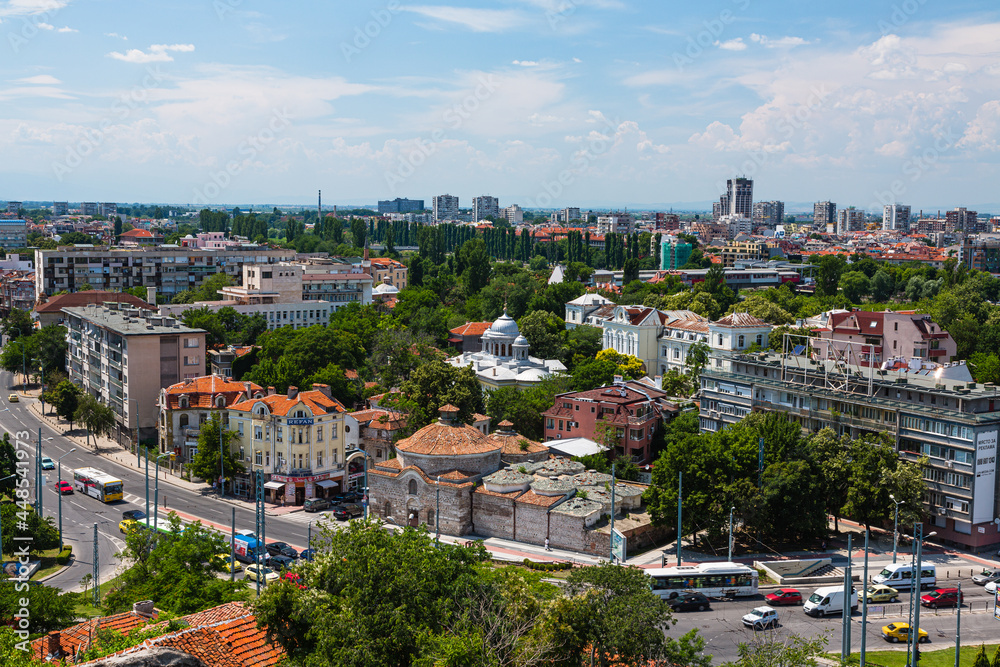 ブルガリア　プロヴディフのネベト・テペからの風景