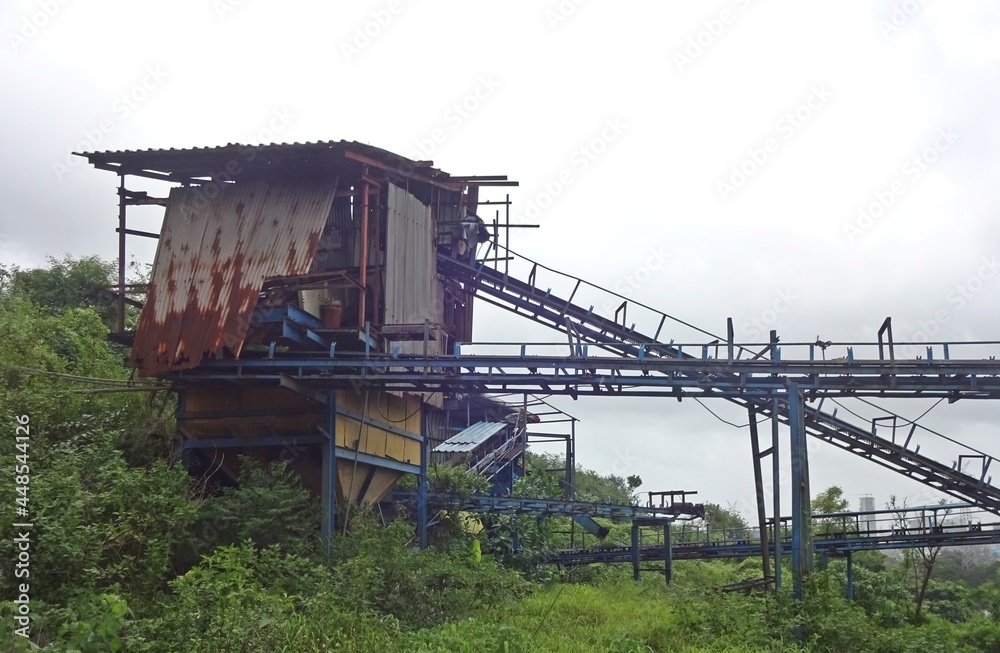 abandoned stone mining 