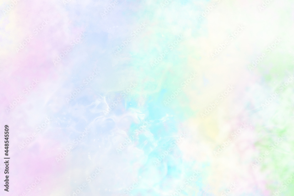 虹色 パステルカラー レインボーカラーの水のようなアブストラクト背景画像 タイダイカラー Stock Illustration Adobe Stock