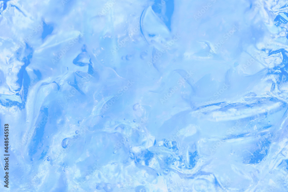 水面、氷のようなテクスチャ/ブルーで透明感のある背景画像