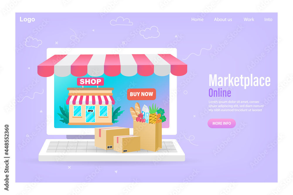 illustration of a cart with sale sign illustration of a cart with sale sign