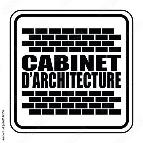 Logo cabinet d'architecture.
