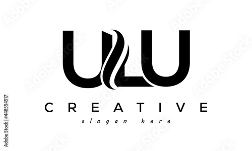 Letter ULU creative logo design vector	