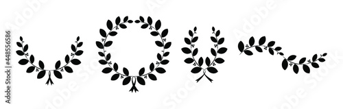 laurel wreath with wreath	