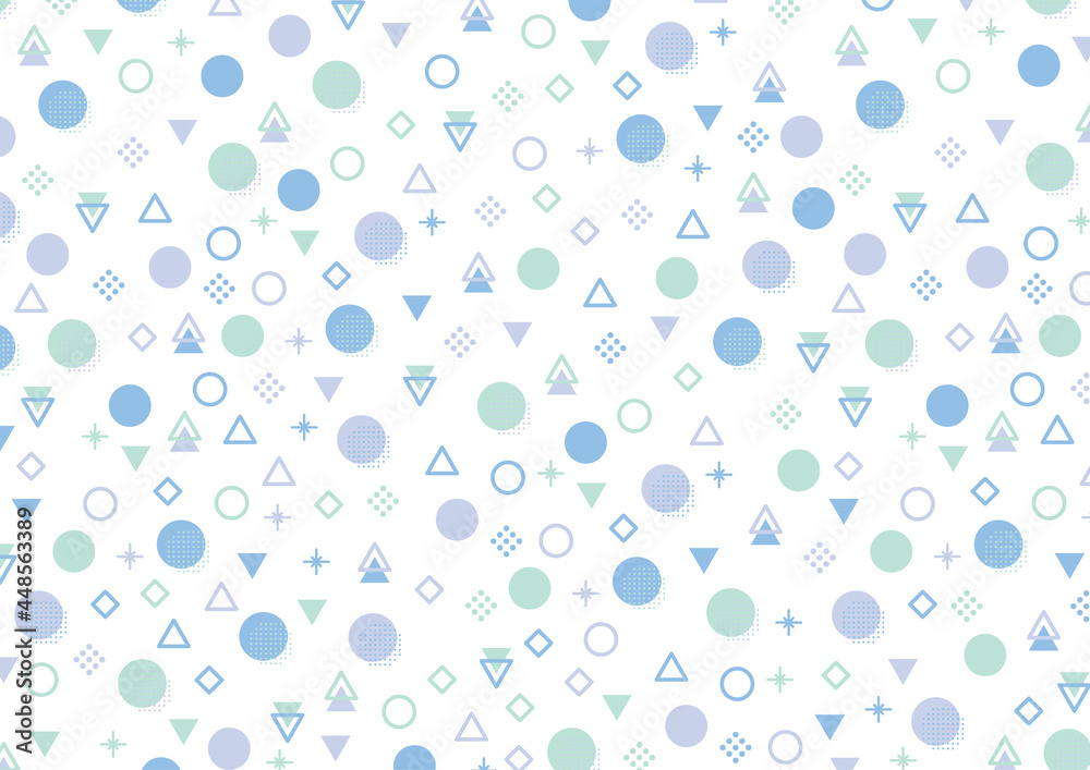 幾何学背景ブルー系stock Vector Adobe Stock