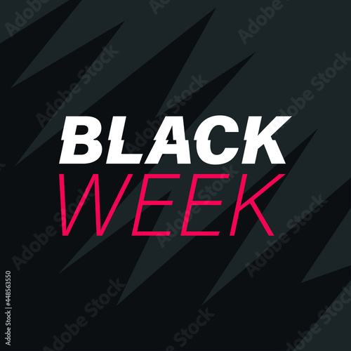 black week sale red