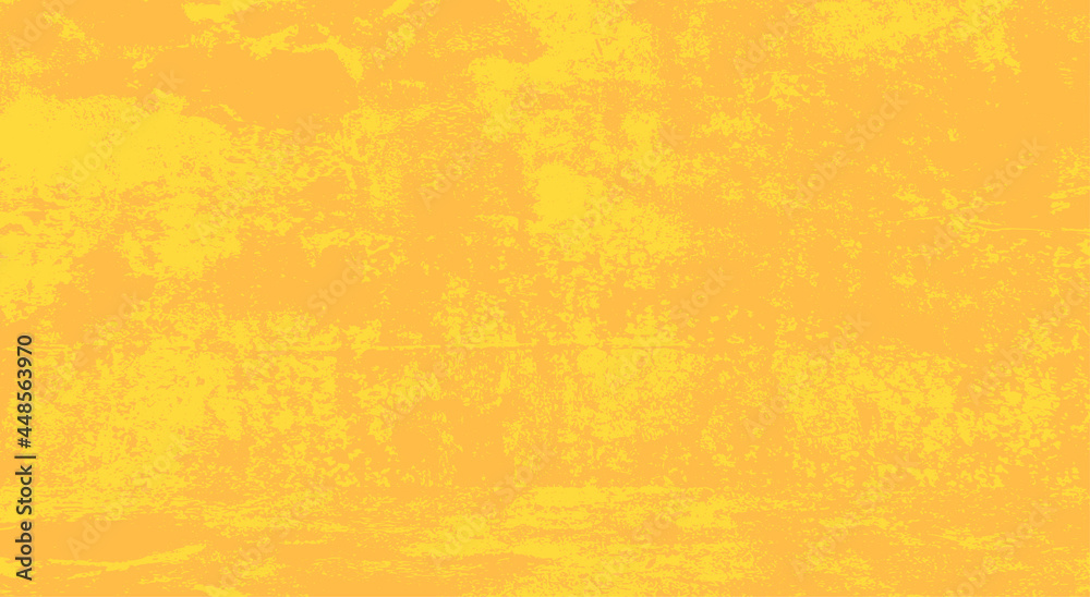 Textured yellow wallpaper. Bright vector background.