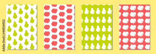 パターン4点セットりんご洋梨 © nappa