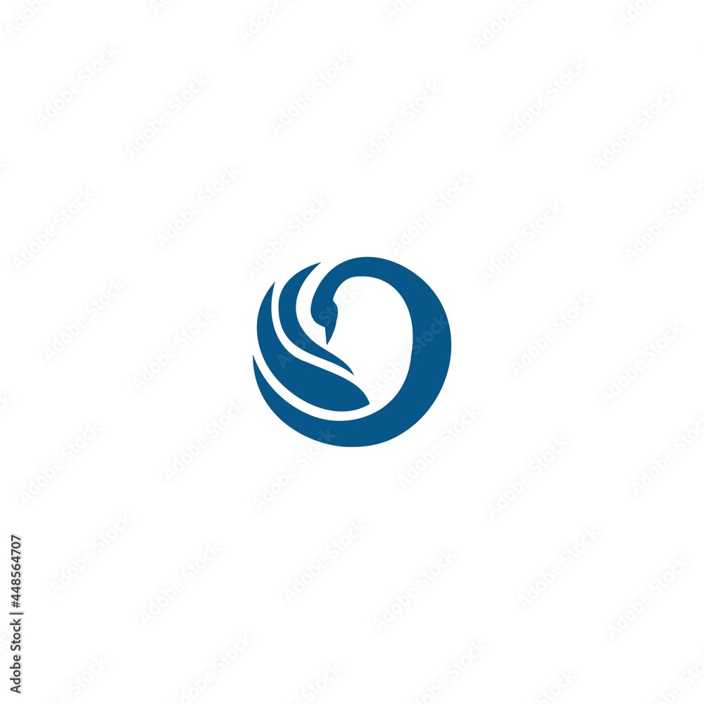 swan, vector, design, concept, background template, white, icon swan, vector, design, concept, background template, white, icon