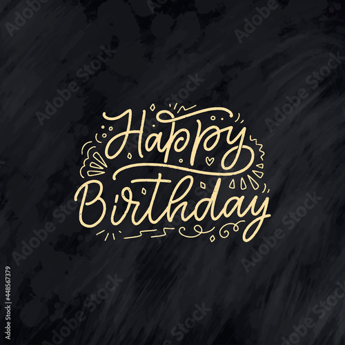 Lettering slogan for Happy ...