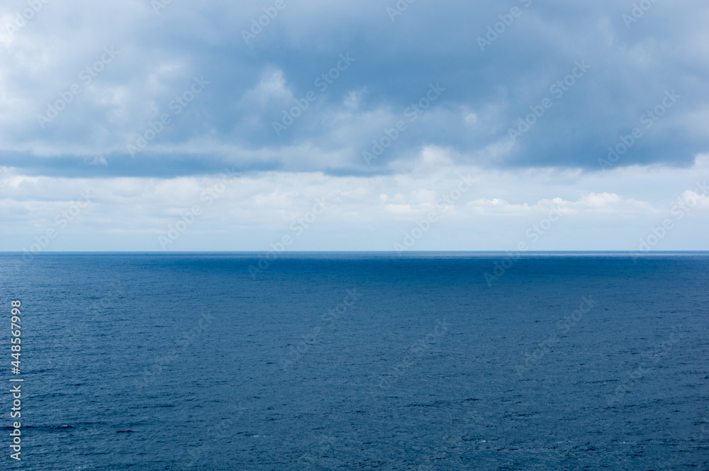 Horizon in the atlantic ocean.