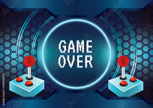 Game zone game icon background vector