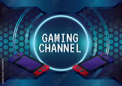 Game zone game icon background vector