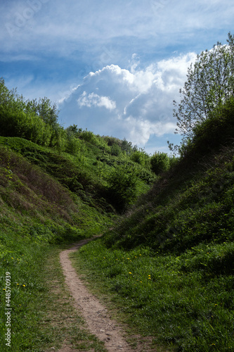 path in the hills