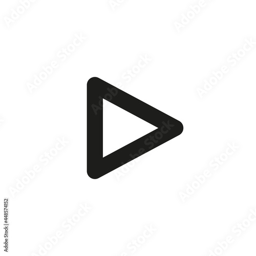 Free Download Play icon design, isolated on white background. from multimedia icon collection. vector illustration - GFXLoad