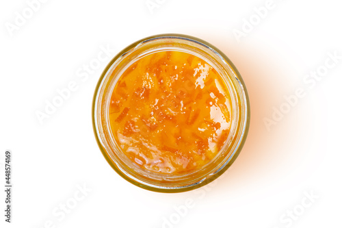 jar of orange jam