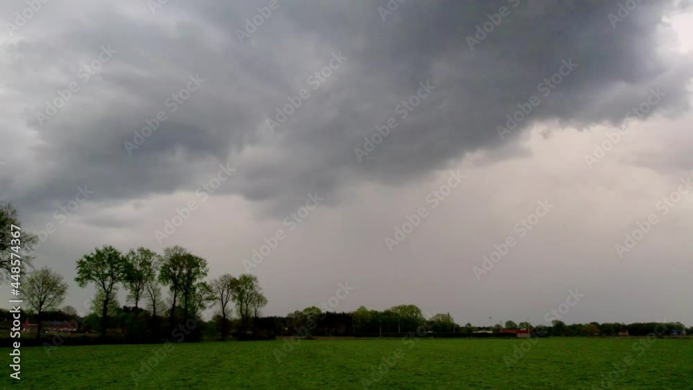 Aerial video taken with a drone of a dark ominous grey storm clouds. Dramatic sky. lighting in dark stormy clouds. High quality 4k footage Aerial video taken with a drone of a dark ominous grey storm clouds. Dramatic sky. lighting in dark stormy clouds. High quality 4k footage