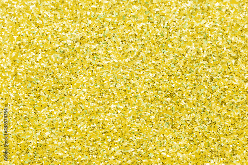 Gold color of glitter textured background (Vector)