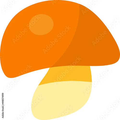 Mushroom autumn natural freshness nutrition vector