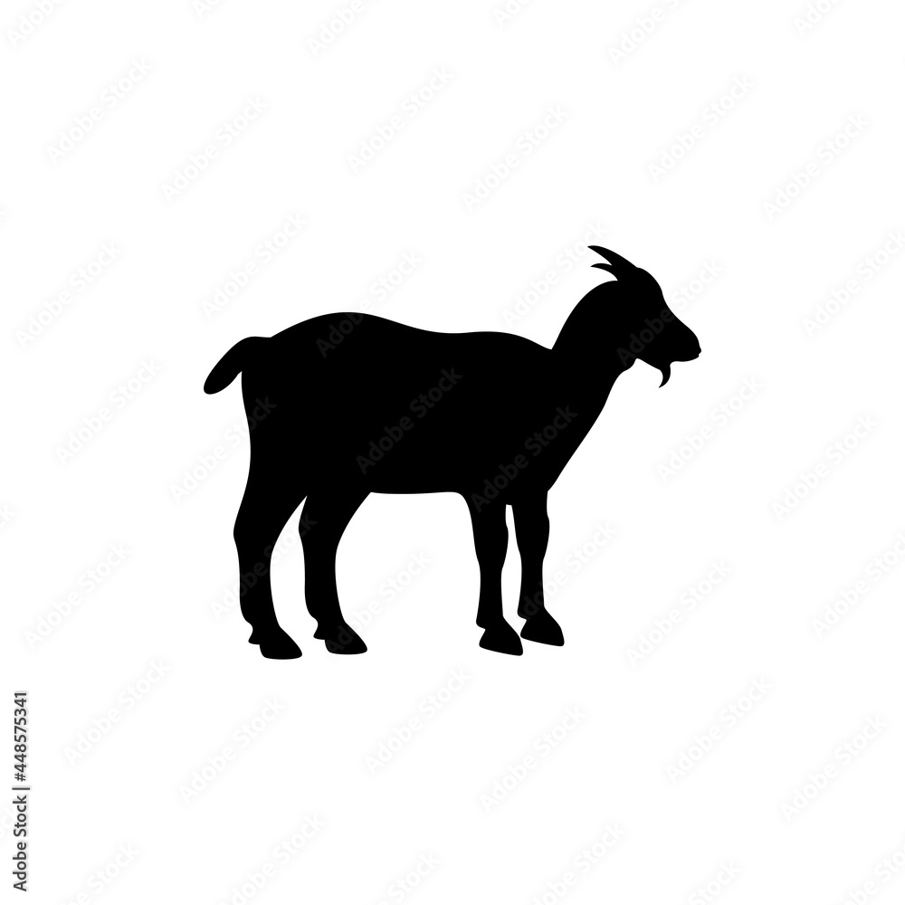 Goat icon design template vector isolated