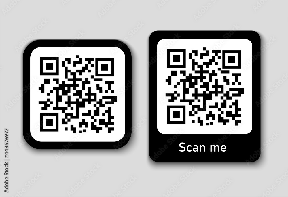 QR code. Scanning by phone. Simple sticker, lettering scan me. Black square code icon. Laser reading.
Data identification when paying by mobile. Modern technologies. Flat vector illustration. QR code. Scanning by phone. Simple sticker, lettering scan me. Black square code icon. Laser reading.
Data identification when paying by mobile. Modern technologies. Flat vector illustration.