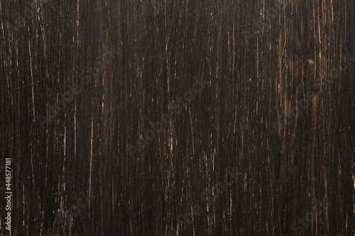 Wooden texture with natural wood pattern. Black wood vertical structure background