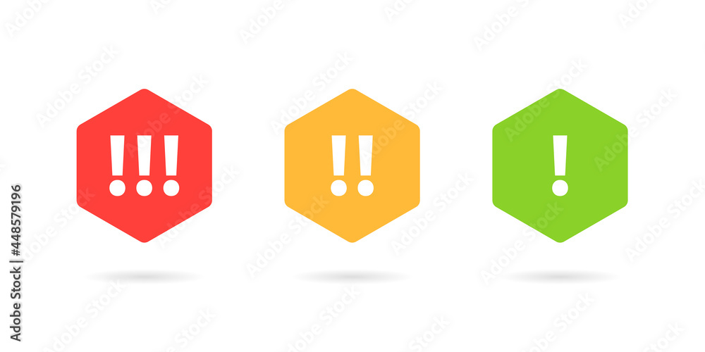 High Medium Low priority icon set. Clipart image isolated on white background High Medium Low priority icon set. Clipart image isolated on white background