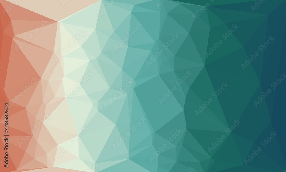 Obraz premium vibrant creative prismatic background with polygonal pattern