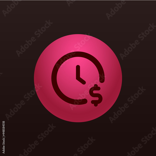 Time is Money - Sticker