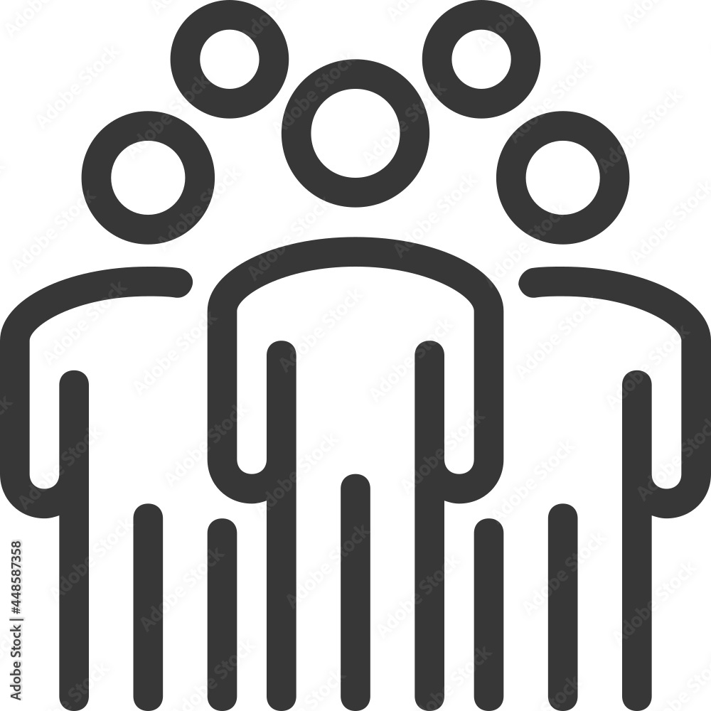 Teamwork line icon Teamwork line icon