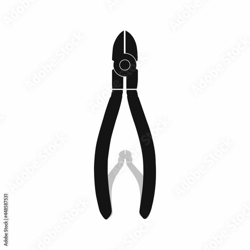 Cutting plier icon vector graphics
