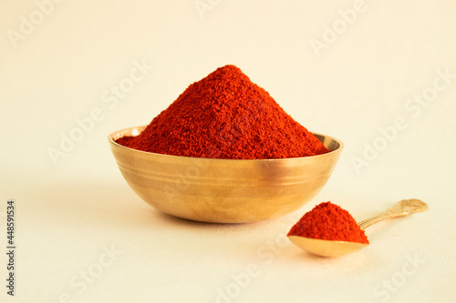 Indian Traditional Bowl Chilli POwder 