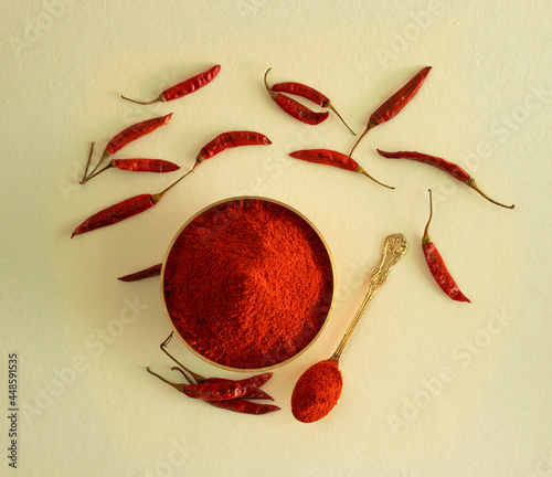 Indian Traditional Bowl Chilli POwder 