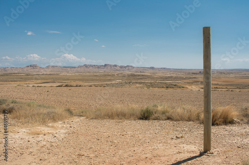 Arid landscape of the Bárdenas Reales desert