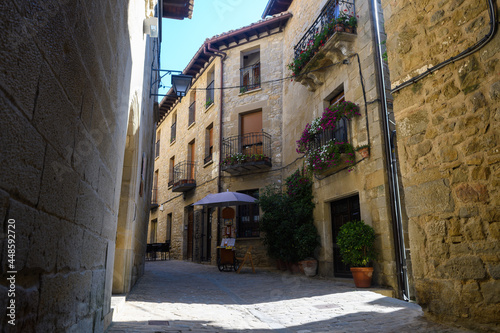 street of sos del rey catolico medieval town, Spain