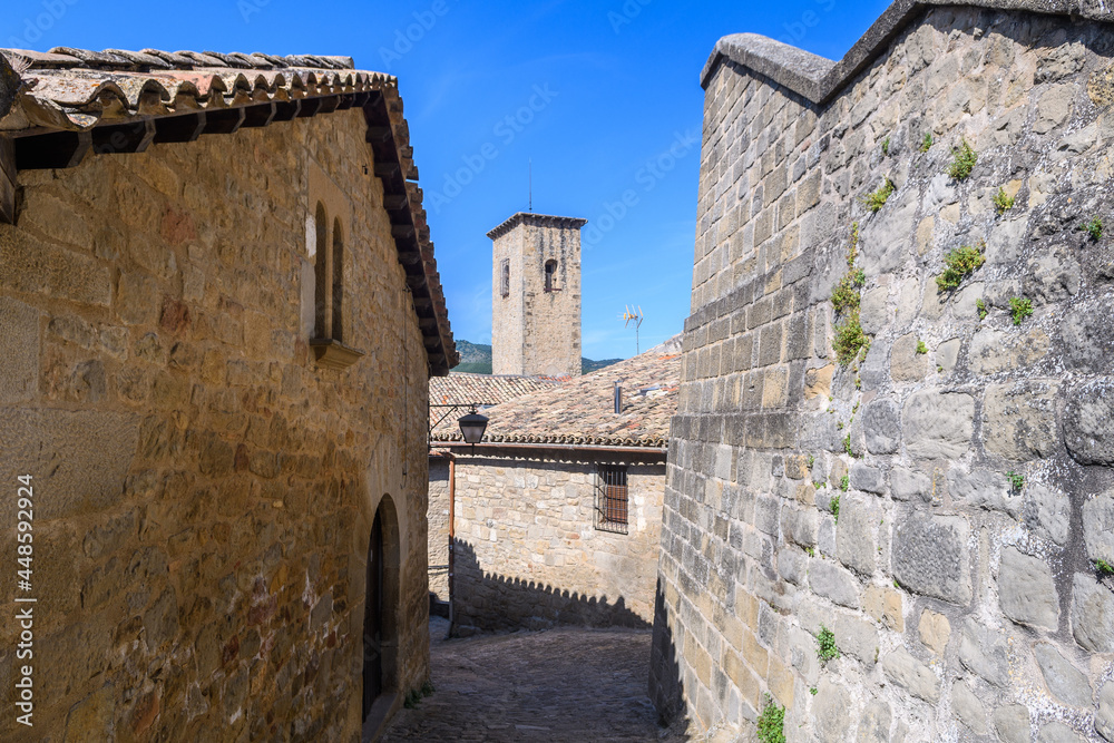 views of spanish medieval town
