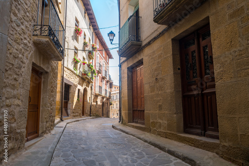 street of sos del rey catolico medieval town  Spain