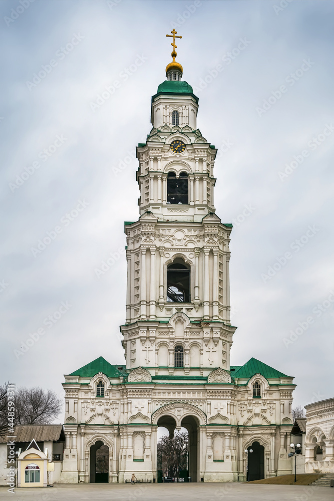 Bell tower in Astrakhan Kremlin, Russia