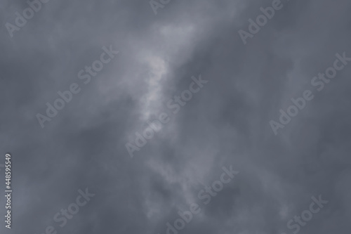 storm clouds over the planet