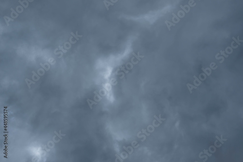 storm clouds over the planet